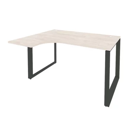 Стол эргономичный левый на О-образном м/к ONIX O.MO-SA-3L Денвер Светлый/Антрацит_0