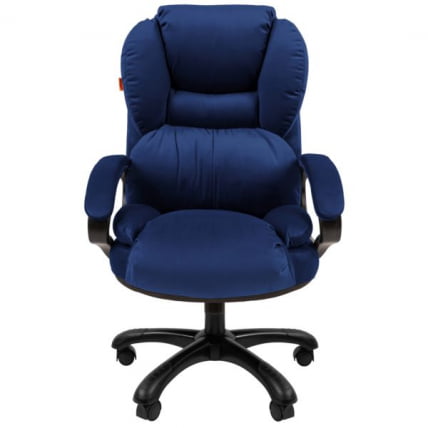 Кресло руководителя CHAIRMAN 434 HOME велюр Синий_2