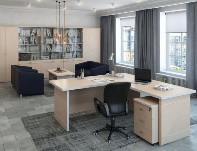 Стол письменный 220 ZOM27510302 Дуб шамони светлый_2