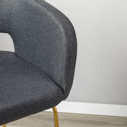 Кресло Бар Oscar Б темно-серый/Линк золото_11