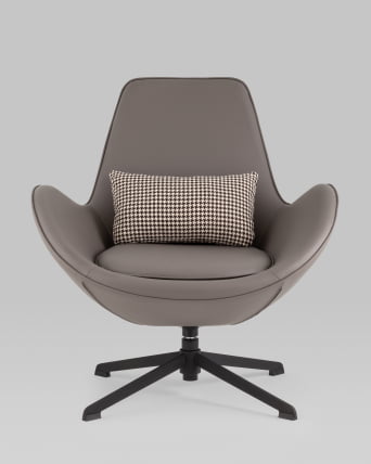 Кресло TopChairs Ostra серый_3