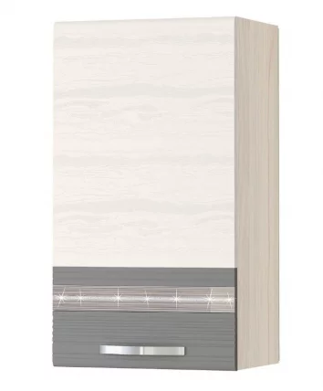 Шкаф кухонный (лев/прав) Графит 74.22 Сосна Астрид /Ваниль/Графит_0