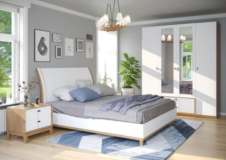 Зеркало навесное ППУ Бари ЛД 698.210.000 Дуб Золотой_1