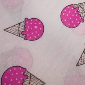 Комплект постельного белья детский мороженки розовые_1