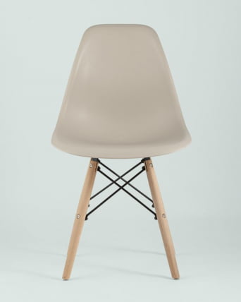 Стул Еамес Стйле ДСВ бежевый (разборный каркас) / Eames Style DSW_16