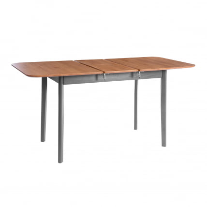 Стол Соната Люкс раздвижной/Sonata Lux extension table массив сосны, антик /графит, 120-(150)х75х73 см_3
