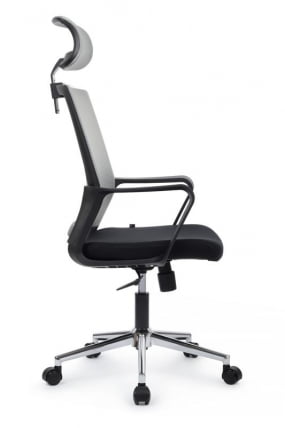 Кресло Mint RCH M1029HBE Серый/Черный_1