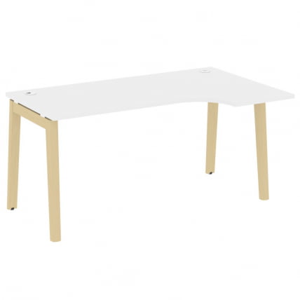 Стол эргономичный левый ONIX WOOD OW.SA-1(R) Белый Бриллиант/Светлый_0