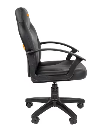 Офисное кресло для оператора CHAIRMAN 210 экокожа Черный с логотипом_2