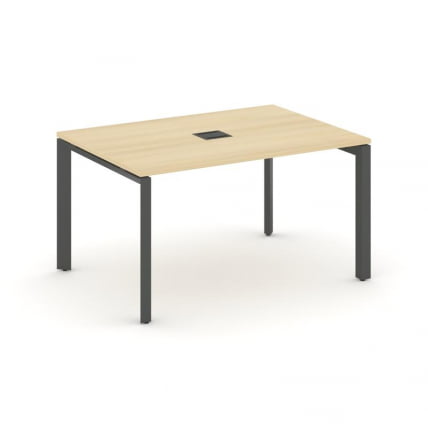 Стол переговорный Стайл Проджект СН-59П.СПРГ-002 Акация Лорка/Металл Антрацит 1180*980*750 / SN-59P.SPRG-002_0