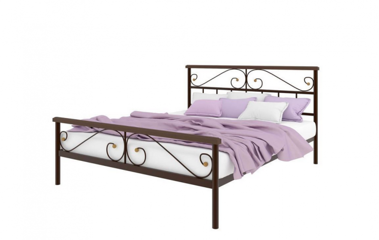 Кровать Эсмеральда plus 1800х1900 Коричневая_0