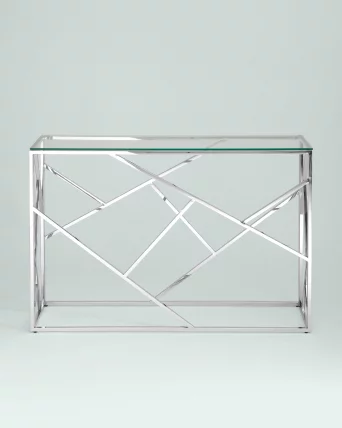 Консоль АРТ ДЕКО 115x30 Серебро_2