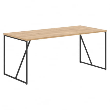 Стол письменный LOFTIS LST 1780 Дуб Бофорд/Черный_0