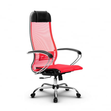 Кресло офисное МЕТТА B 1m 4/K131, Основание 17833 Комплект 2 Красное  ерное_0