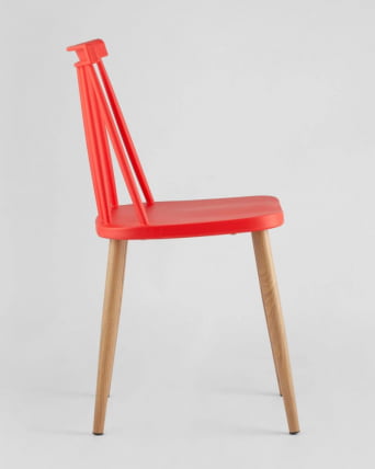Стул Морган пластиковый красный 4 шт_2
