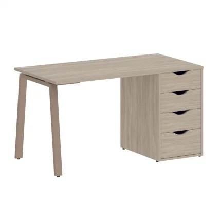 Стол письменный HOME OFFICE VR.SP-3-138.4.A Дуб Аттик/Мокко металл_0