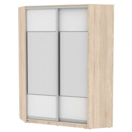 Шкаф-купе YA-198х1250-1(ДСС-Белый-D3D3)_0