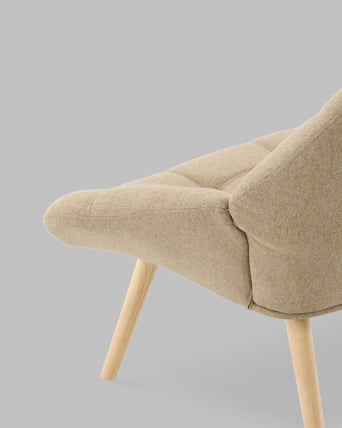 Кресло Олби Квадро бежевый_6