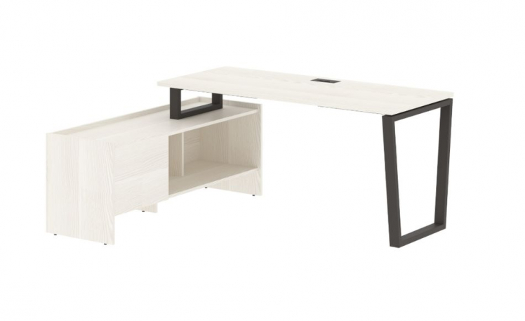 Стол с тумбой EDIS EVCT 17614 Ясень Траун Мокко_0