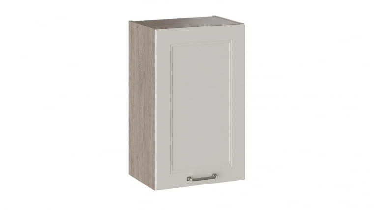 Шкаф навесной Одри В_72-45_1ДР Дуб Сонома трюфель/Бежевый шелк_0