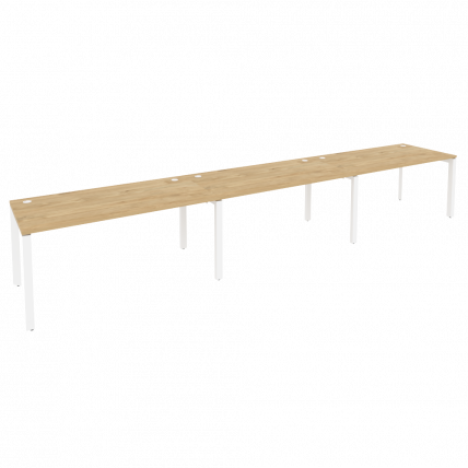 Рабочая станция на П-образном м/к ONIX O.MP-RS-3.4.8 Тиквуд Светлый/Белый_0