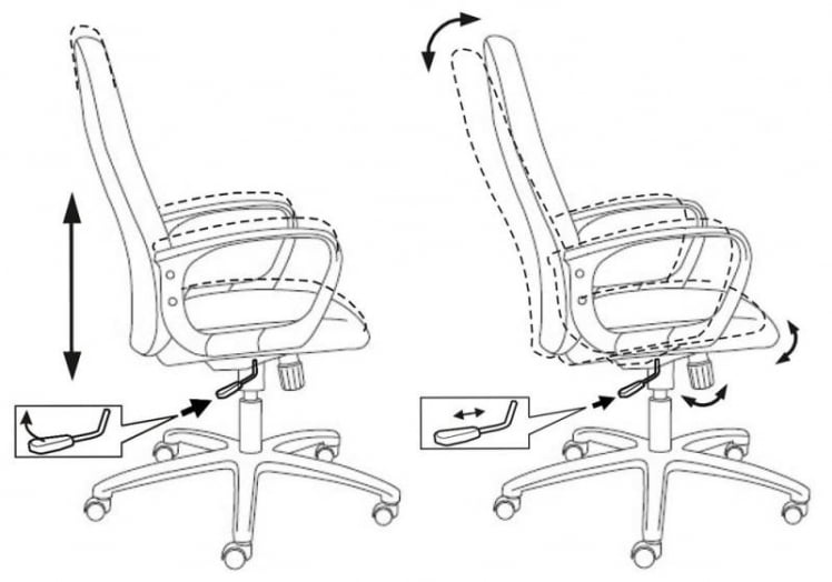 Кресло руководителя Бюрократ CH-808AXSN/BlBlue_5