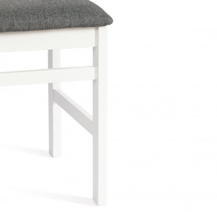 Стул SWEDEN Многослойная фанера, 41*40*99 см, white, ткань темно-серая (150) разобранный_9
