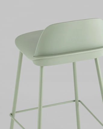 Стул полубарный Mist Серо-зеленый_4