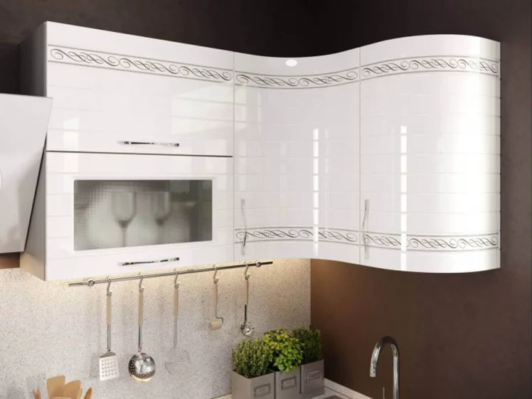 Шкаф кухонный 800 горизонтальный с 2 дверями Анастасия ЛД 005.531.000 Белый_1