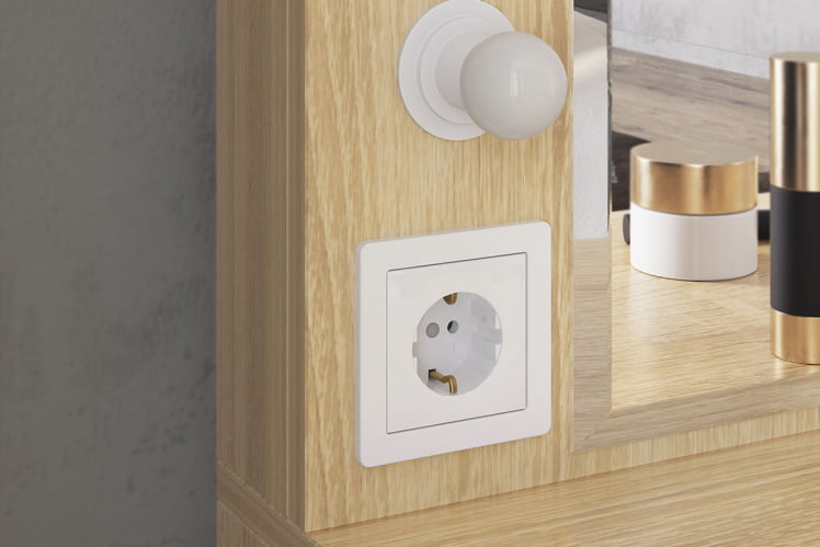 Трюмо Зара SMZ-03 дуб сонома/белый_3