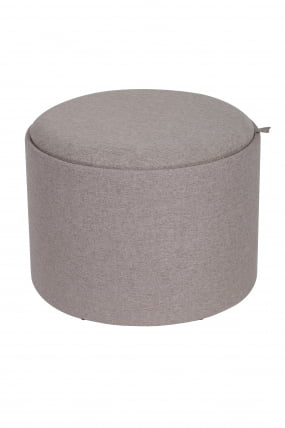 Пуф-столик с ящиком Хюгге L рогожка Бежевый_0