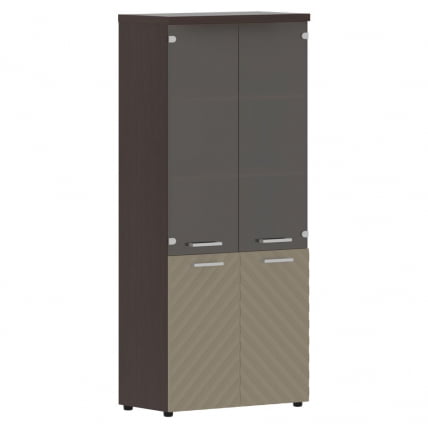 Шкаф комбинированный с топом Torr LUX TLHC 85.2 Венге Магия Капучино_0