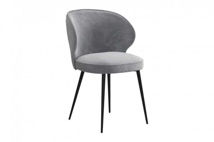 Стул Гудвин Т1 (серый (велюр)/черный)_0
