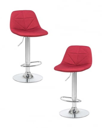 Стул барный DOBRIN DINA (бордовый) 2 шт_0