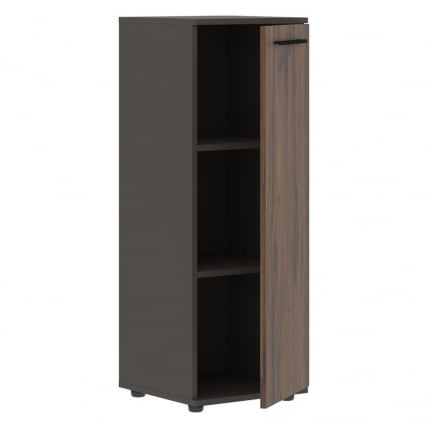 Шкаф-колонка с глухой средней дверью ЕДИС ЕМCС 42.1 Дуб Денвер темный Черный Мокко / EDIS EMCS_1