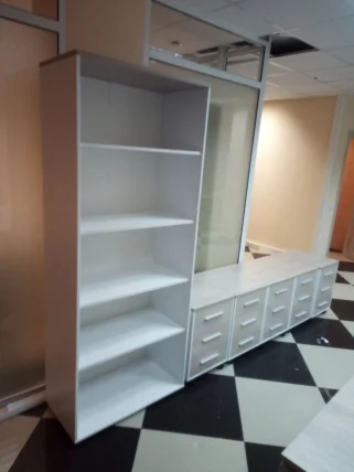 Тумба подкатная Deka 9.05.01 Дуб Сантана светлый/Белый_17