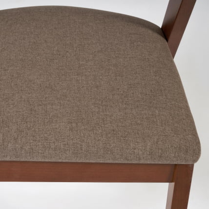 Стул мягкое сидение VERSA (Верса) каркас бук, сиденье ткань, 54,5*56*74см, Коричневый_4