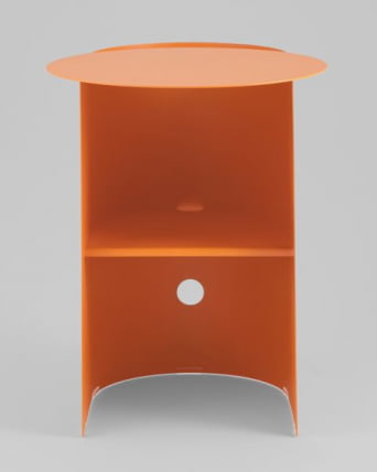 Журнальный столик Floire металл оранжевый_5