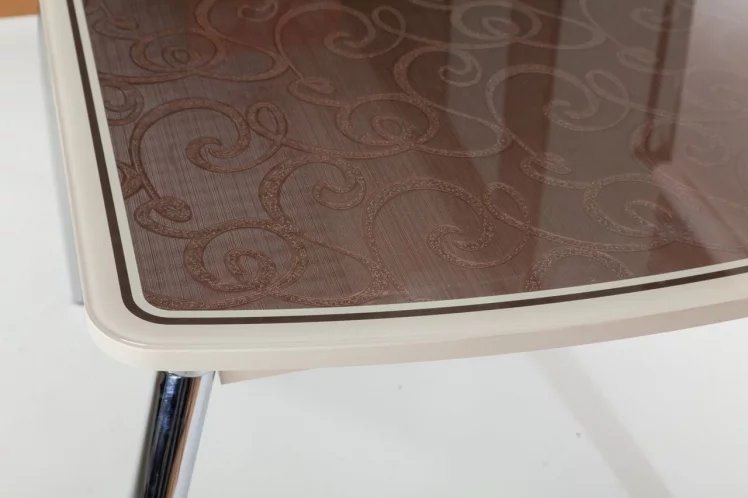 Стол обеденный Чикаго КЗ(6191) крем,завитки бронза_10