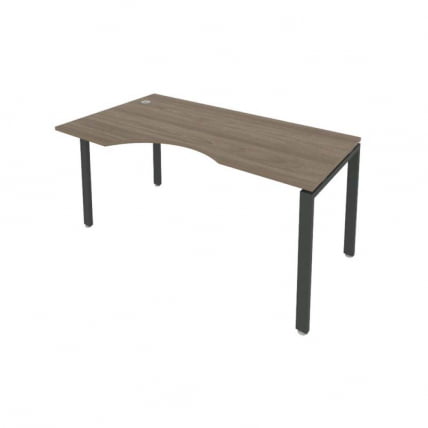 Стол письменный METAL SYSTEM Б.СА-1 Л Вяз/Антрацит_0