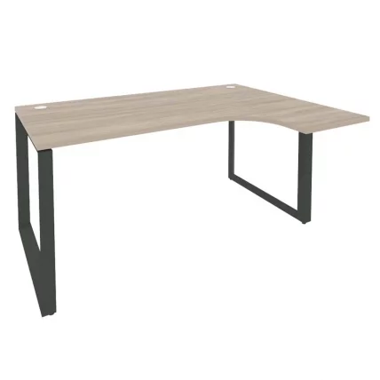 Стол эргономичный правый на О-образном м/к ONIX O.MO-SA-4R Дуб Аттик/Антрацит_0