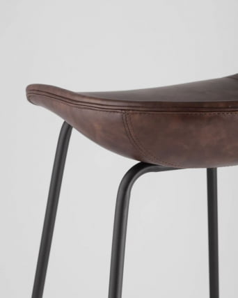 Стул барный Beetle Lite PU коричневый 2 шт_4
