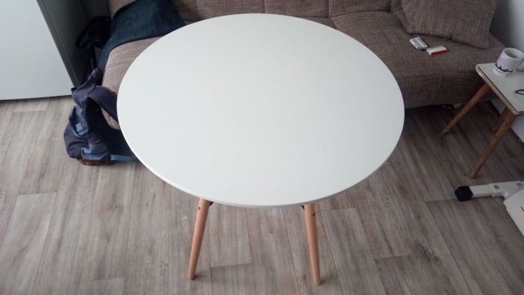 Стол обеденный ST-001 Белый 900мм_2