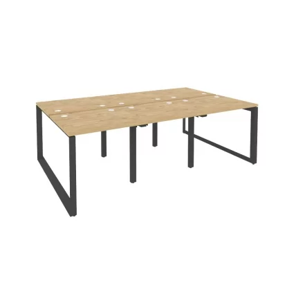 Рабочая станция на О-образном м/к ONIX O.MO-D.RS-6.0.7 Тиквуд Светлый/Антрацит_0