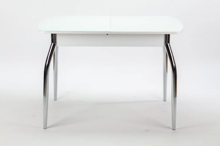 Стол обеденный Чикаго СТ(6191) белый,стекло белое_5