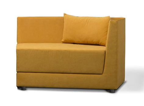 Диван с одноярусной спинкой левый Элемент 2Б1 Желтый_0