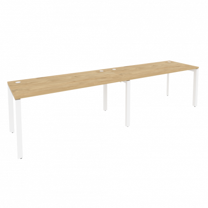 Рабочая станция на П-образном м/к ONIX O.MP-RS-2.4.7 Тиквуд Светлый/Белый_0