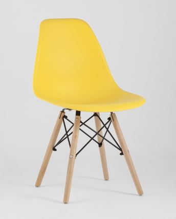 Стул Еамес Стйле ДСВ желтый (разборный каркас) / Eames Style DSW_1