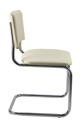 Стул Сильвия 02S Бежевый/Металл Хром гальв._1
