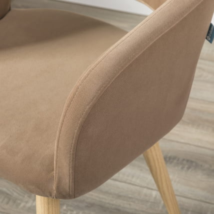 Кресло Oscar Diag beige/нат.дуб_6